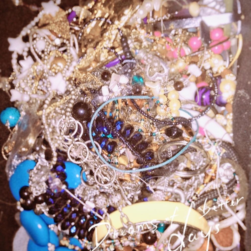 5 pounds of vintage jewelry